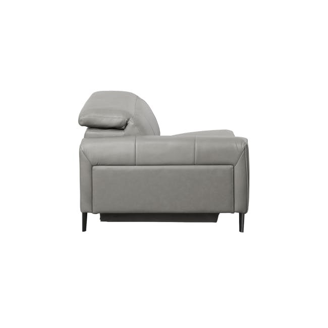 Clyde Armless Unit - Warm Grey (Top Grain Leather) - 14
