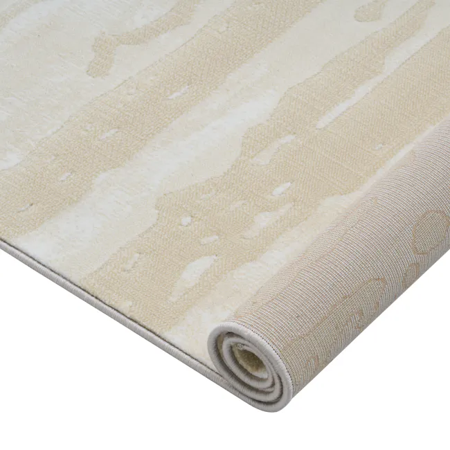 Alana Low Pile Rug - Driftwood (2 Sizes) - 6 - Soft, beige, textured, patterned, rolled, compacted, cozy, luxurious