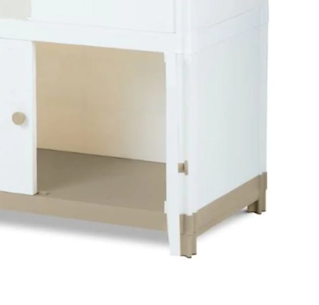 Flo 4-Door Low Storage Cabinet - Snow - 2