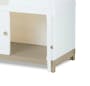 Flo 4-Door Low Storage Cabinet - Snow - 2