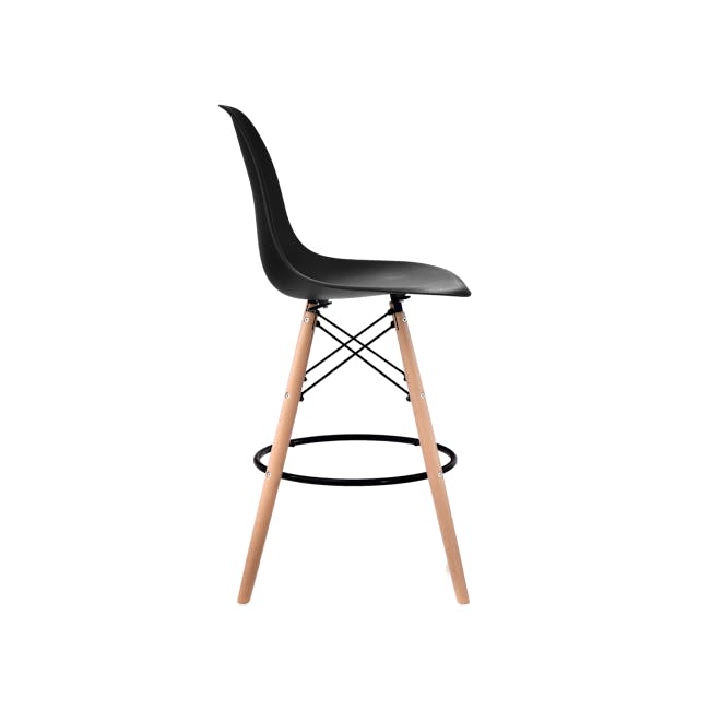 Oslo Low Bar Chair - Black - 1