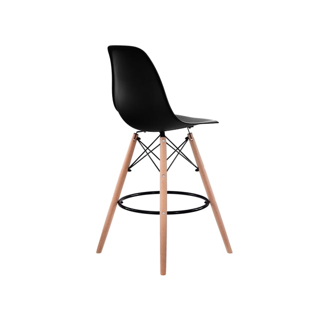 Oslo Low Bar Chair - Black - 3