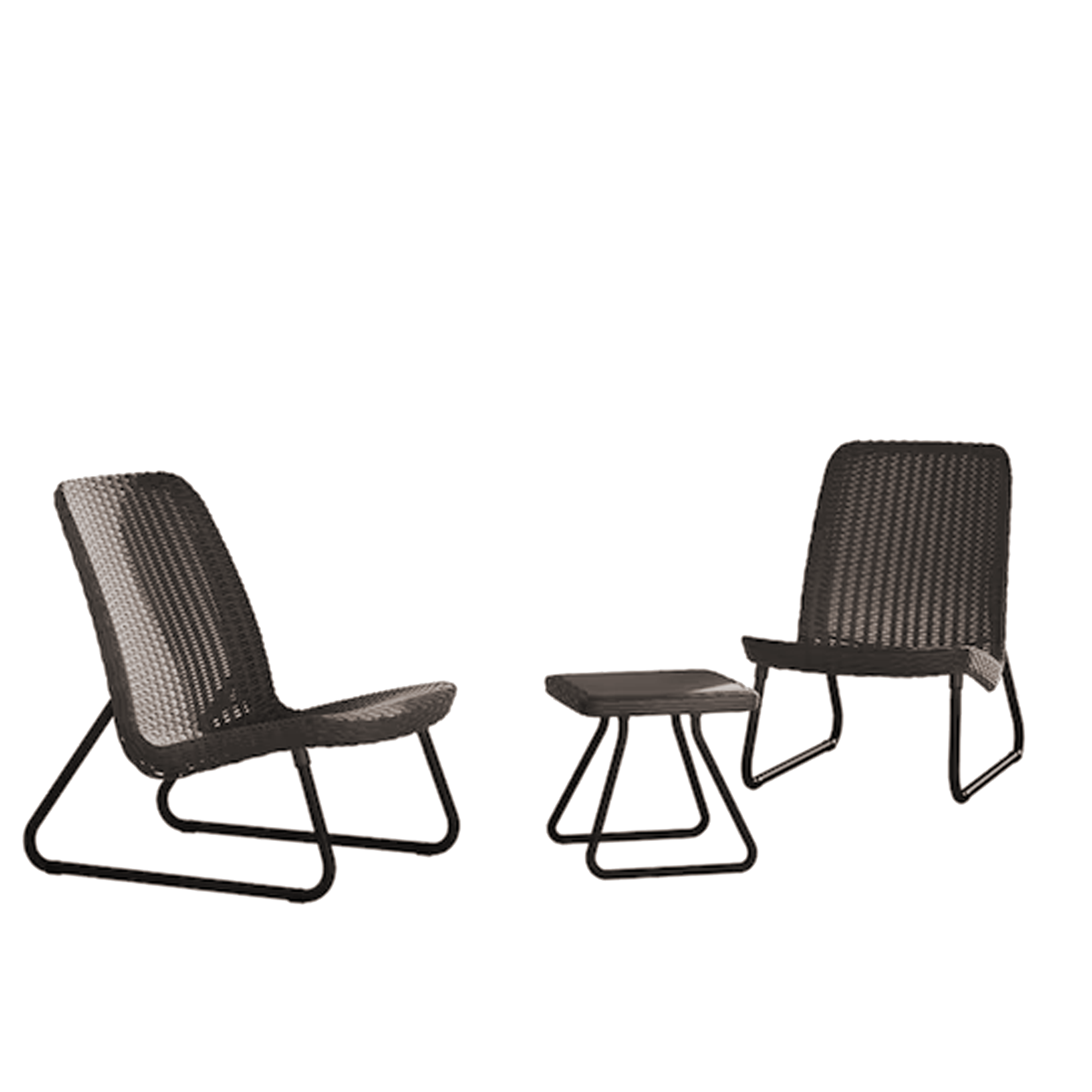 Rio Patio Set - Wood Brown