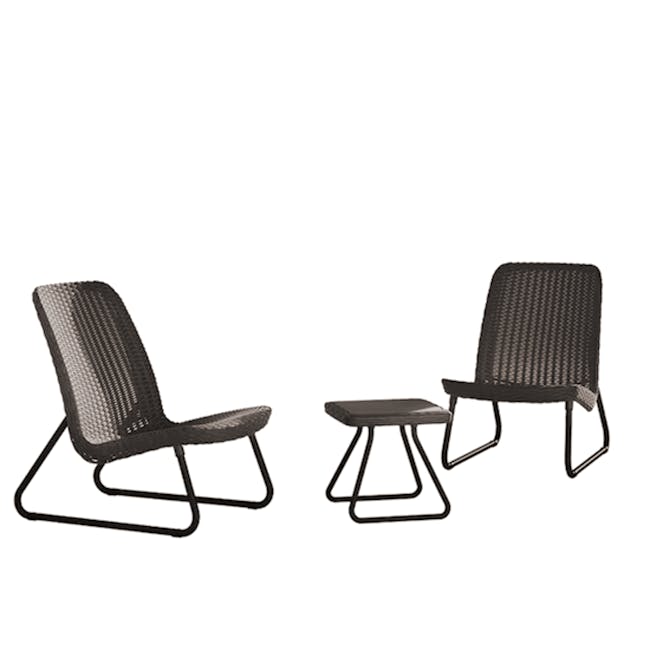 Rio Patio Set - Wood Brown - 1