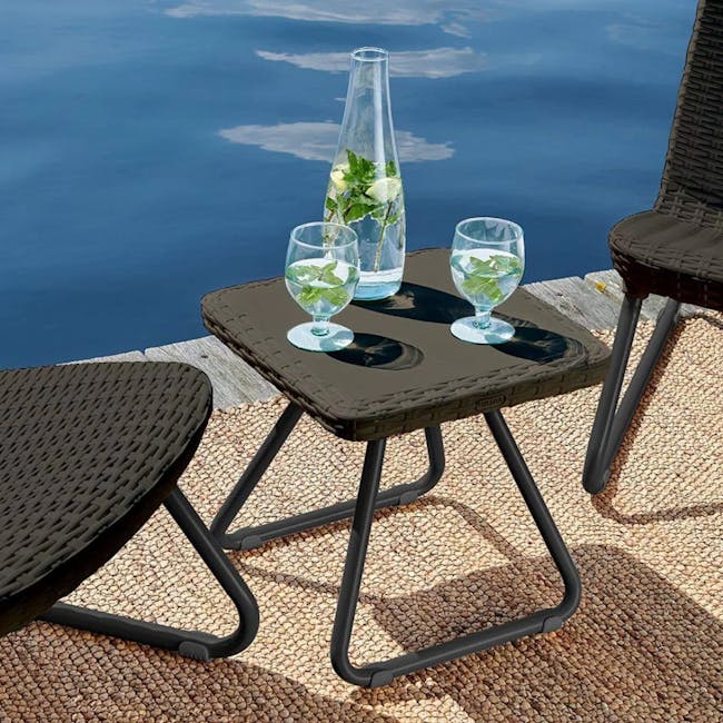 Rio Patio Set - Wood Brown - 9