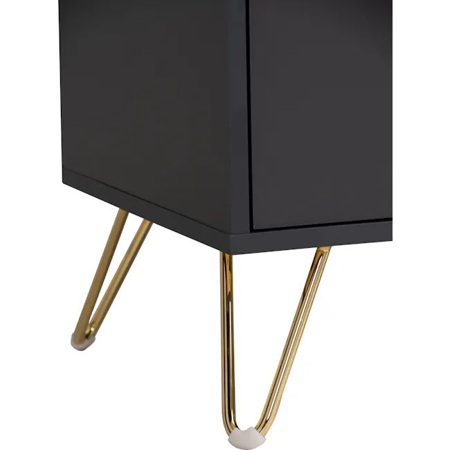 Volos Sideboard 1.2m - 16 - modern side table, gold metal legs, sleek design, contemporary furniture, minimalist decor