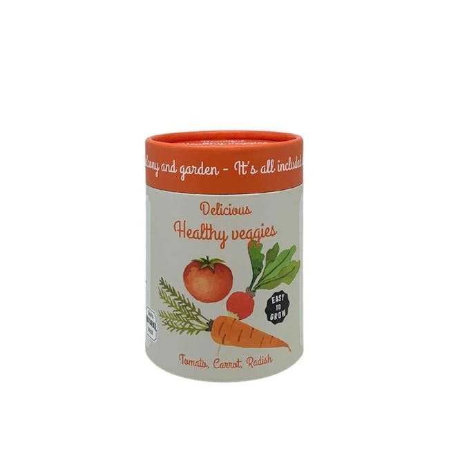 Canister Collection: Veggies (Raddish, Tomato, Carrot) - 0