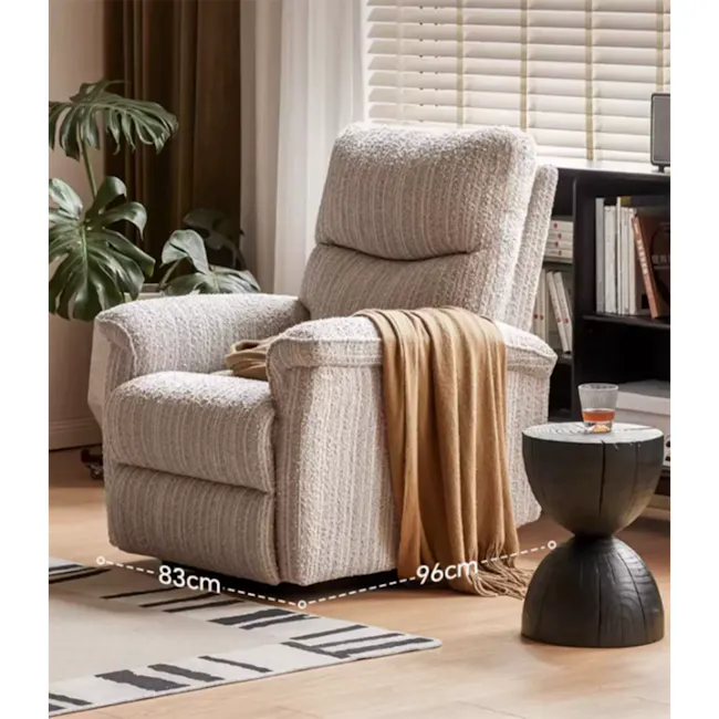 Juno Manual Recliner Lounge Chair - Retro Mustard - 6
