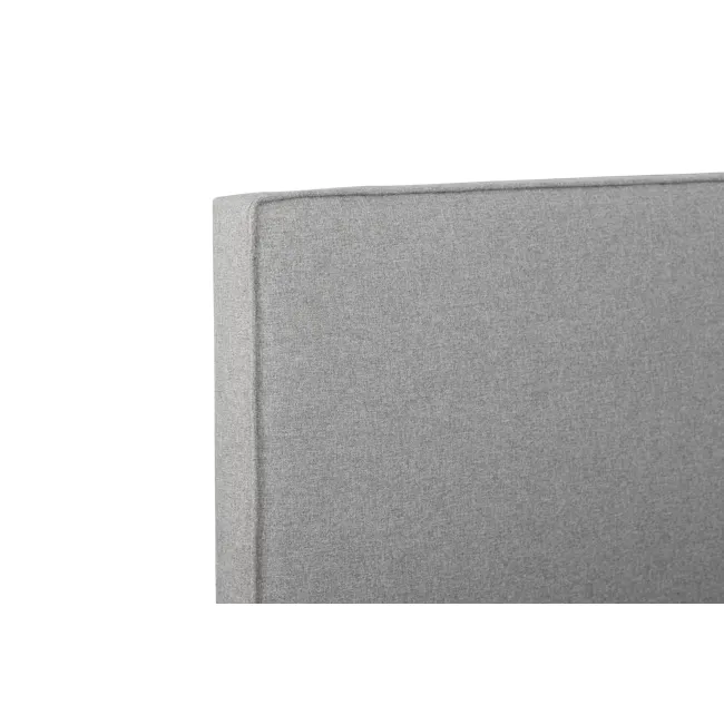 ESSENTIALS Queen Headboard Divan Bed - Pebble (Eco Clean Fabric) - 7 - Fabric, upholstery, textured, gray, modern, cozy