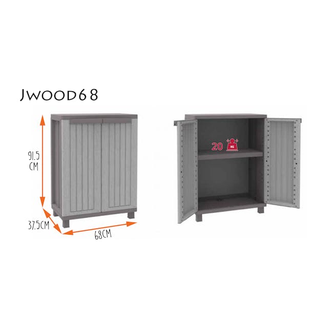 Terry Jwood 68 Outdoor Cabinet - 4