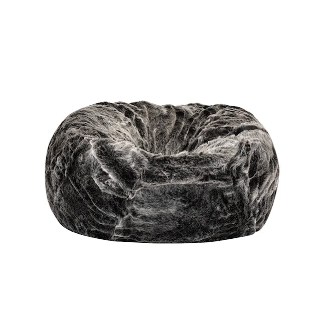 SoftRock Arcadian Bean Bag - Angora Grey (Luxe) - 1
