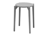Olly Monochrome Stackable Stool - Slate
