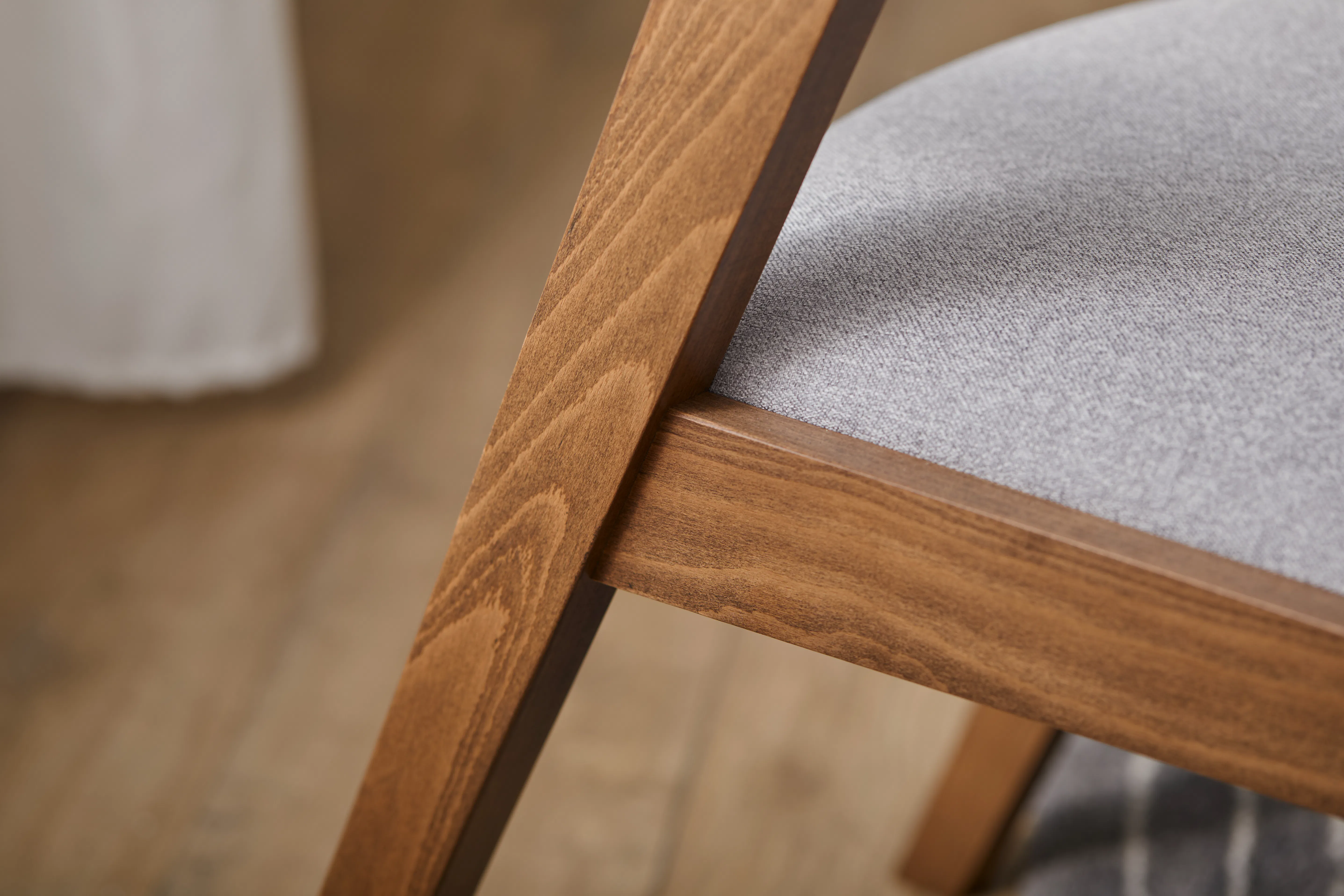 (As-is) Imogen Dining Chair - Cocoa, Dolphin Grey (Fabric) - 3 - 17