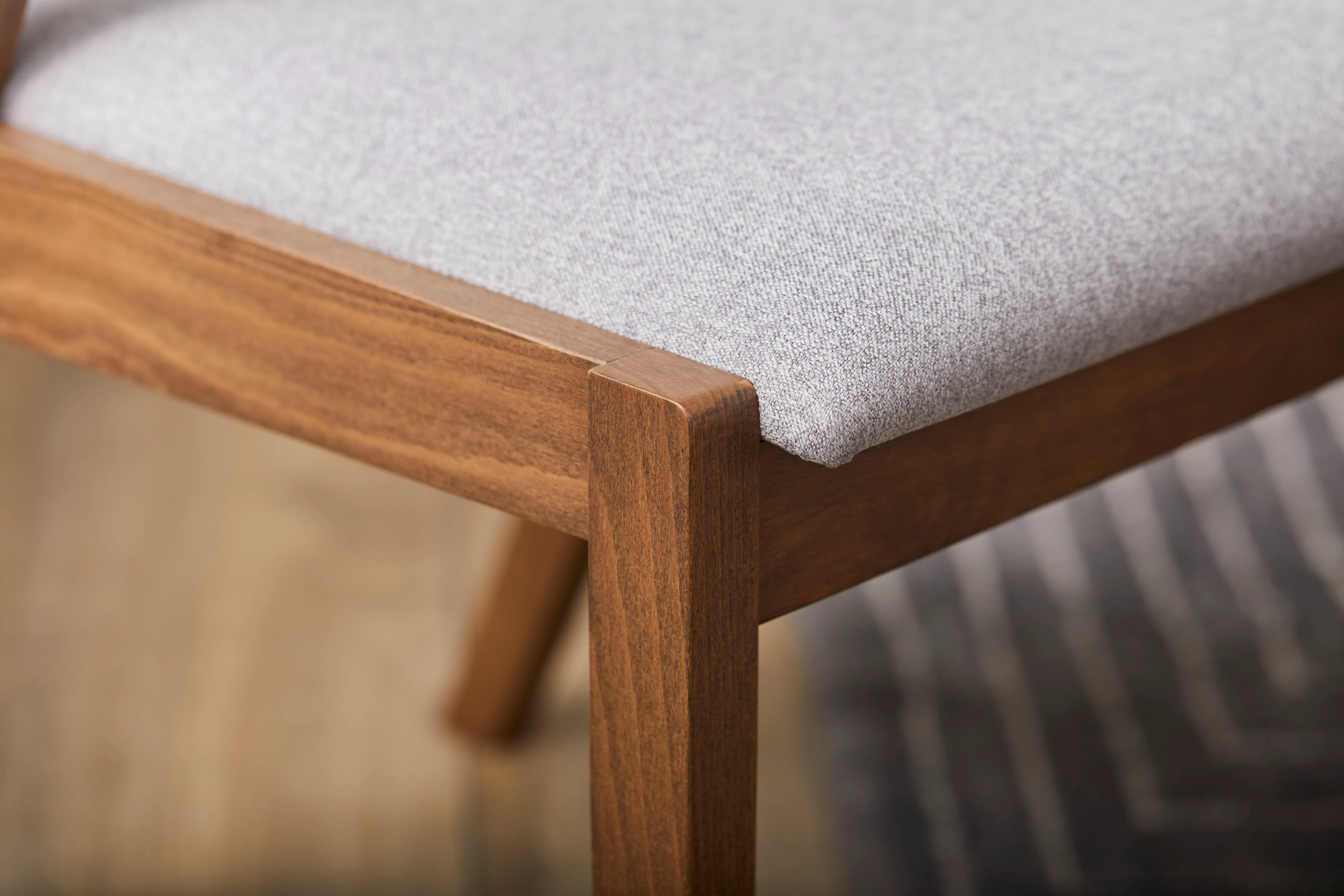 (As-is) Imogen Dining Chair - Cocoa, Dolphin Grey (Fabric) - 3 - 18