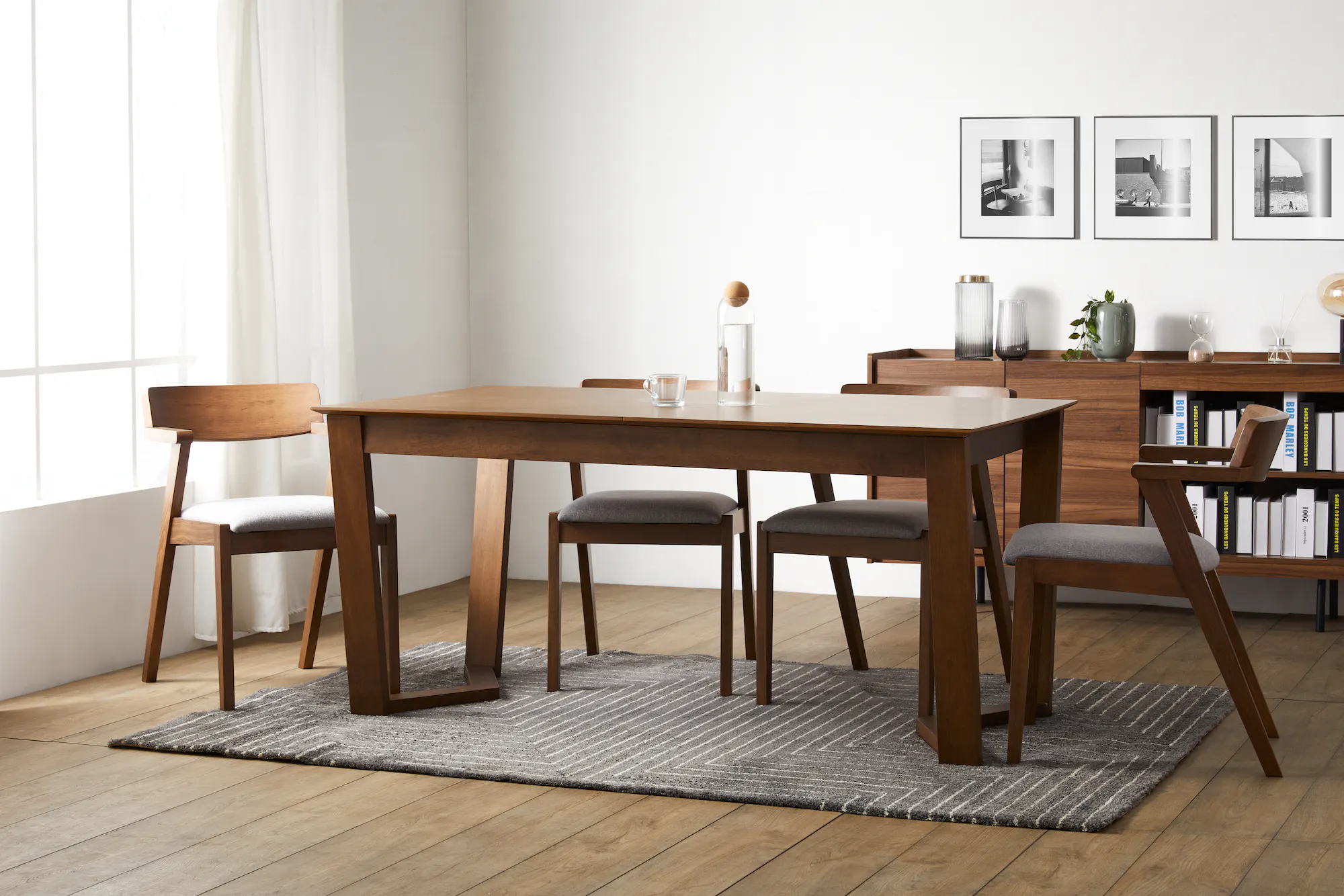 (As-is) Imogen Dining Chair - Cocoa, Dolphin Grey (Fabric) - 3 - 9