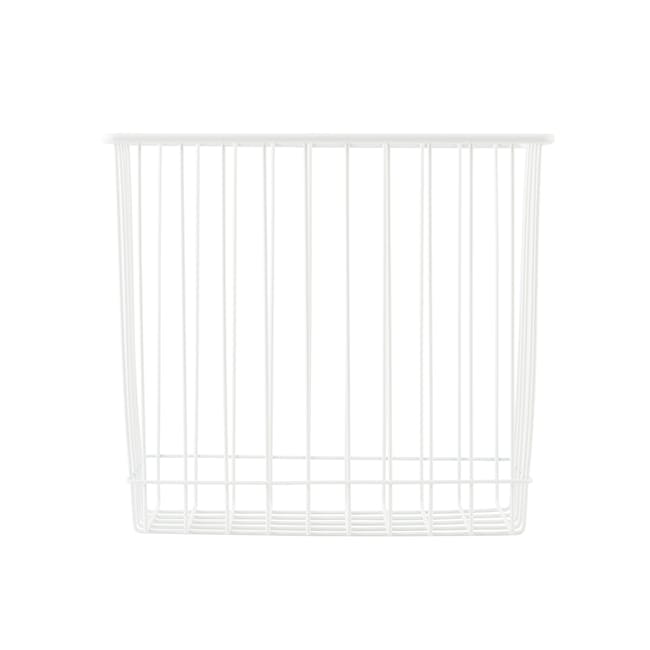 Stak Wire Basket - White - Rectangle - 0