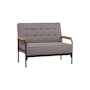 Daryl 2 Seater Sofa - Grey - 1