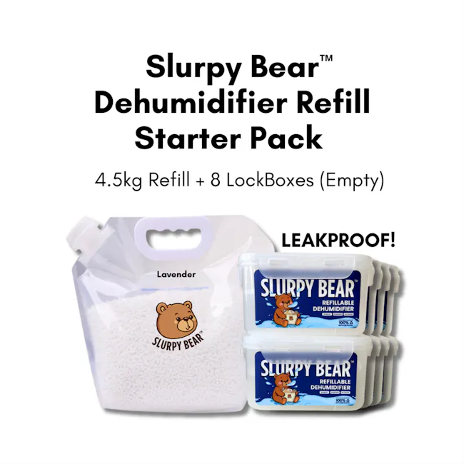 Slurpy Bear Dehumidifier Refill Starter Pack - Lavender - 2