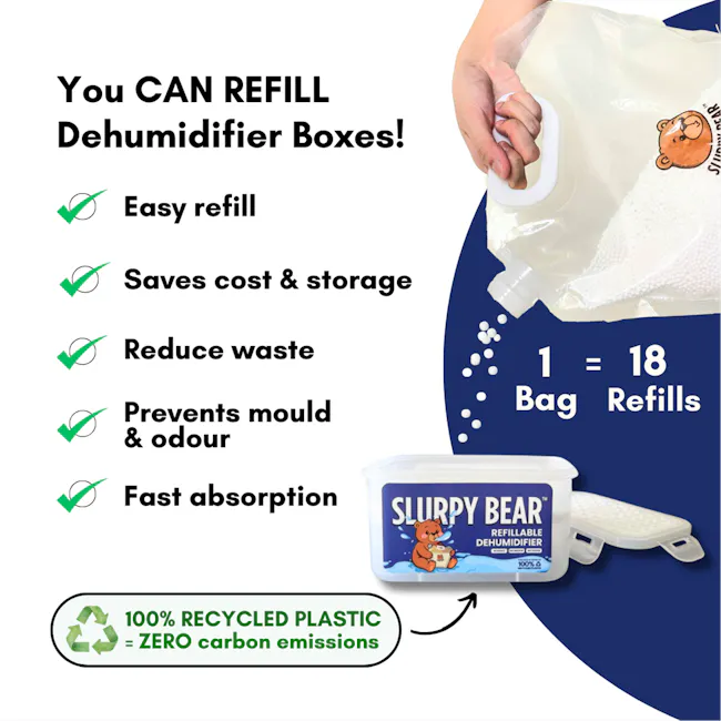 Slurpy Bear Dehumidifier Refill Starter Pack - Lavender - 3