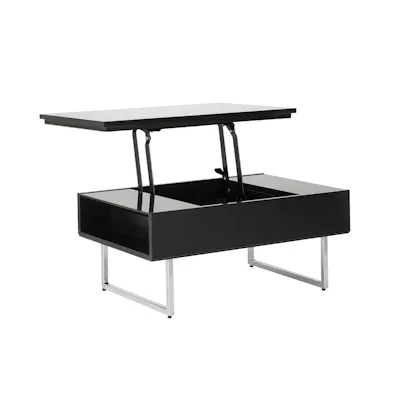 Payton Lift-Up coffee Table 0.8m - Black