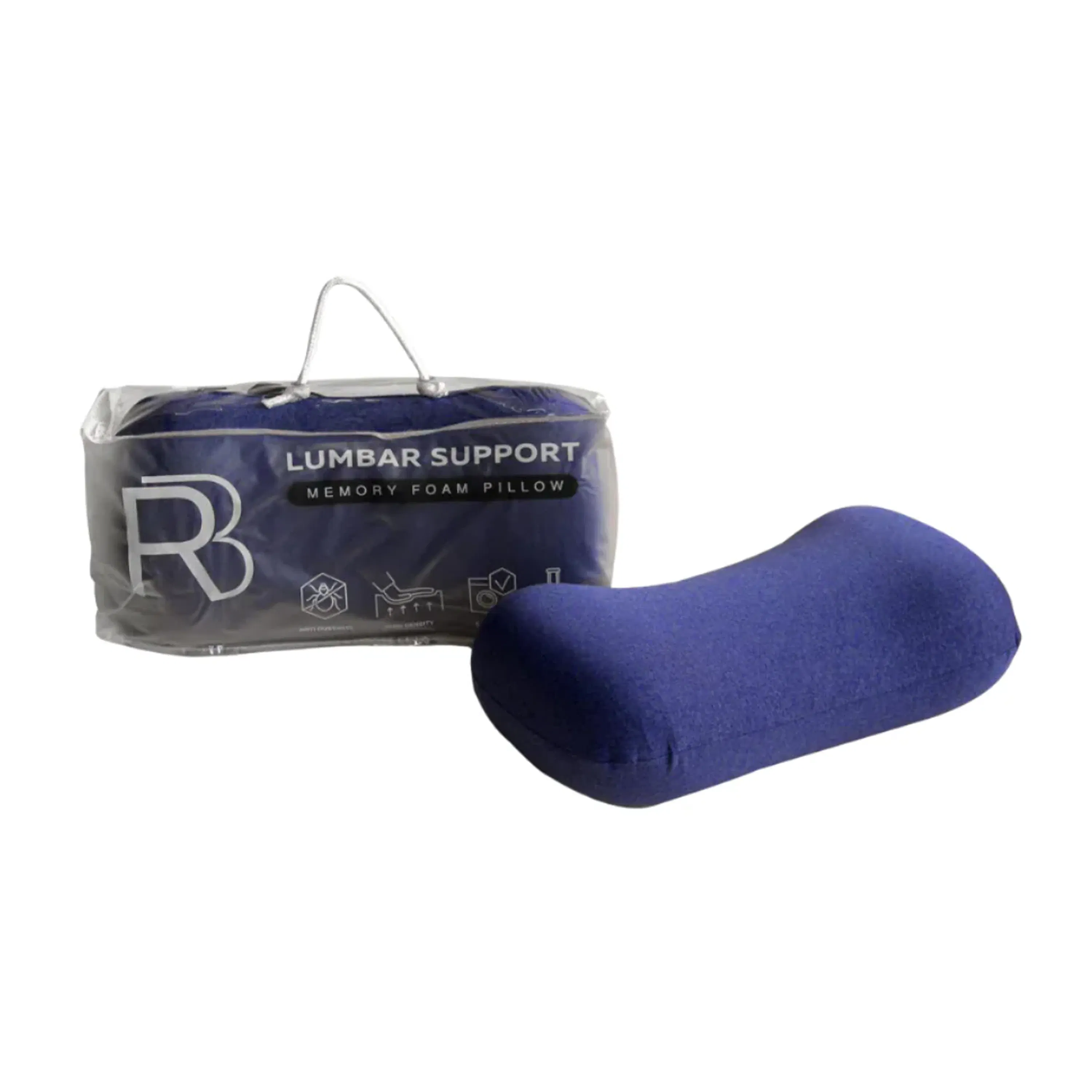 Lumbar Support Back Rest Pillow - Cobalt Blue