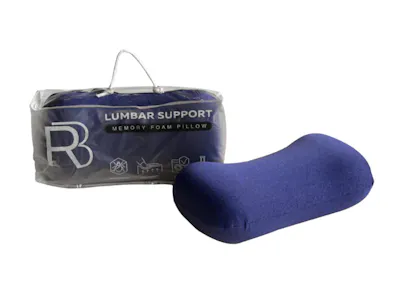 Lumbar Support Back Rest Pillow - Cobalt Blue
