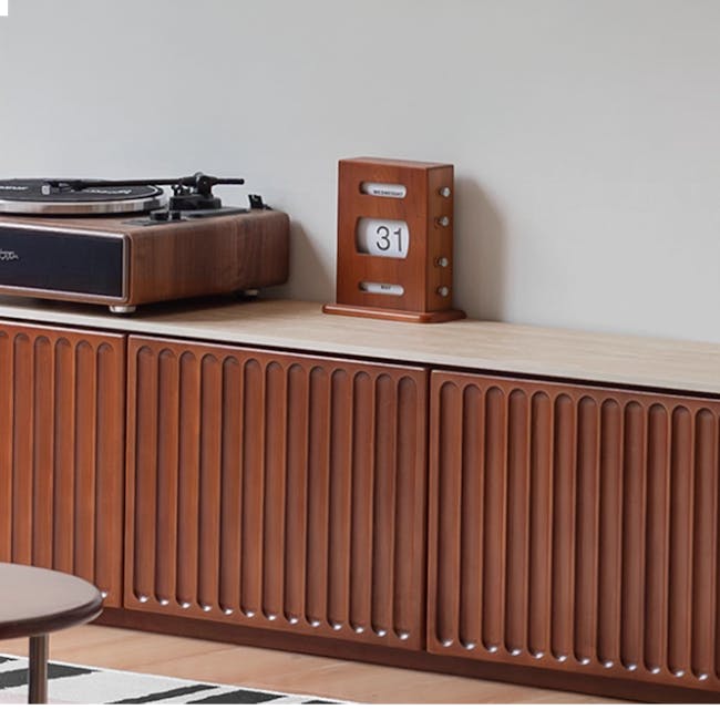 Ceya TV Console 2m - Travertine (Sintered Stone) - 8