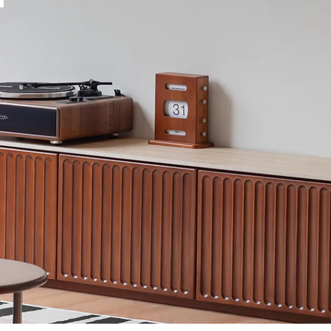 Ceya TV Console 2m - Travertine (Sintered Stone) - 8