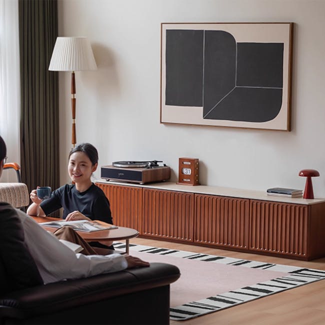 Ceya TV Console 2m - Travertine (Sintered Stone) - 6