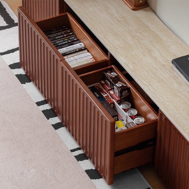 Ceya TV Console 2m - Travertine (Sintered Stone) - 12