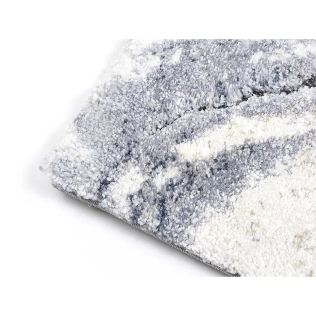 Valentino High Pile Rug - Blue Marble (4 Sizes) - 4 - Faux fur, fluffy texture, soft material, luxurious look, cozy feel