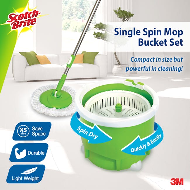Scotch-Brite Single Bucket Spin Mop - 4
