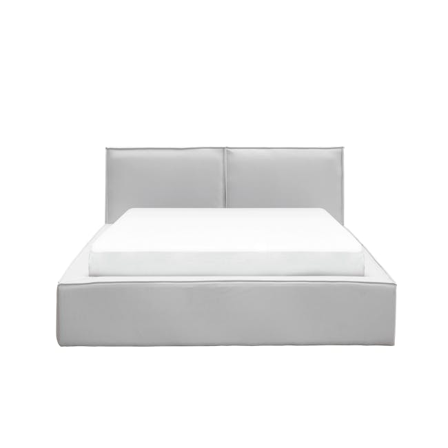 Maine Storage Queen Bed - Light Grey (Pet Friendly) - 1