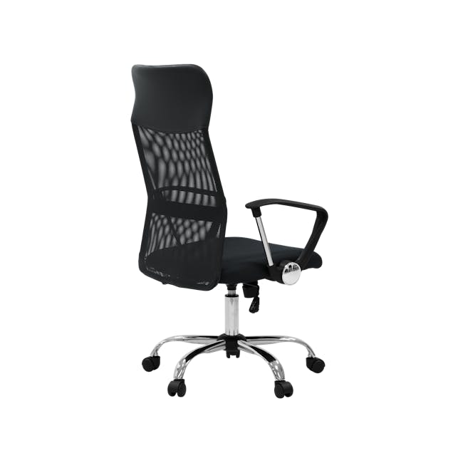 Cory High Back Office Chair - Black - 4