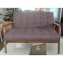(As-is) Tucson 2 Seater Sofa - Cocoa, Chestnut (Fabric) - 1