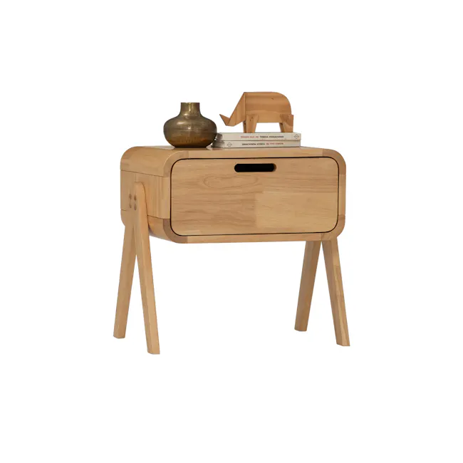 Ayami Bedside Table - Natural - 3