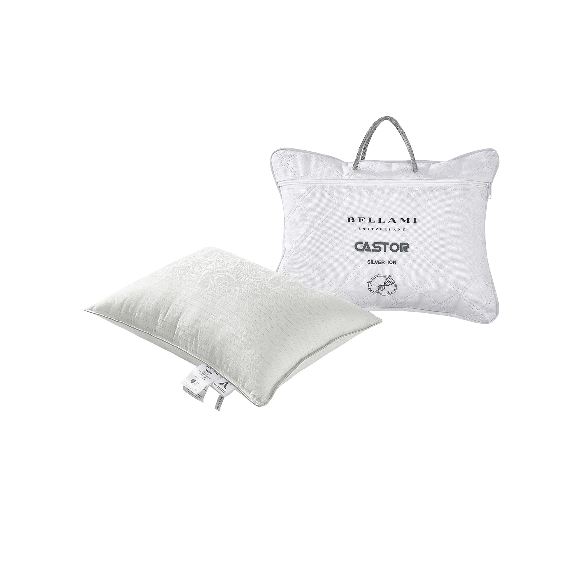 Bellami Silver ION Castor DownFeel Cloud Soft Fibre Boudoir Pillow