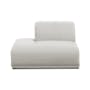 Milan 3 Seater Corner Extended Sofa - Ivory (Fabric) - 20