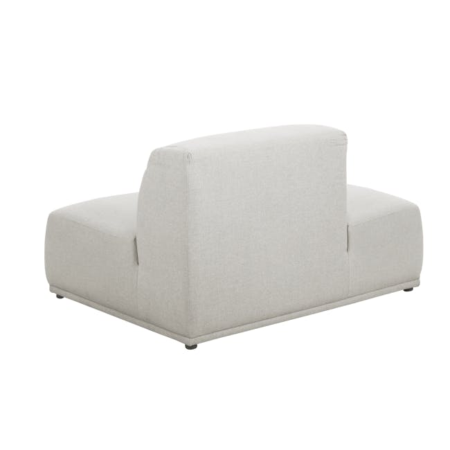 Milan 3 Seater Corner Extended Sofa - Ivory (Fabric) - 21