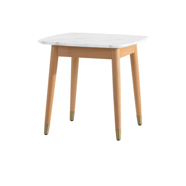 Hagen Marble Side Table - 0