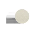 ESSENTIALS Super Single Storage Bed - Snow (Faux leather)