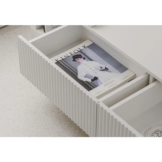 Heden Extendable TV Console 1.6m-2.4m - Grey - 4