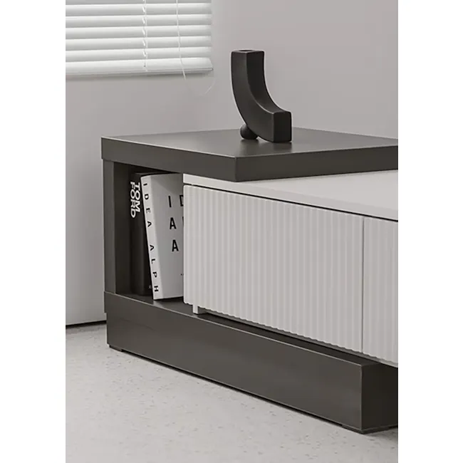 Heden Extendable TV Console 1.6m-2.4m - Grey - 2