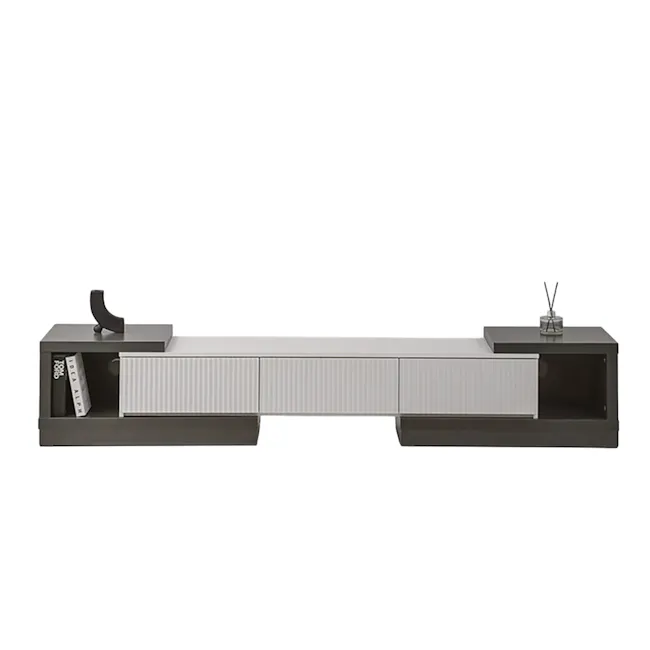 Heden Extendable TV Console 1.6m-2.4m - Grey - 1