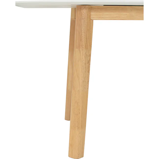 Waylen Extendable Dining Table 1.5m-1.95m - White, Natural - 18