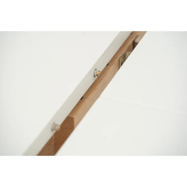 Waylen Extendable Dining Table 1.5m-1.95m - White, Natural - 19