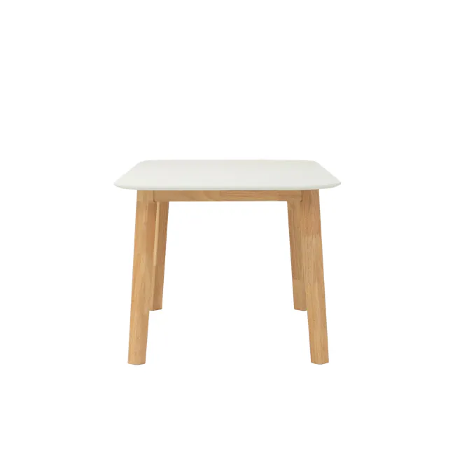 Waylen Extendable Dining Table 1.5m-1.95m - White, Natural - 15