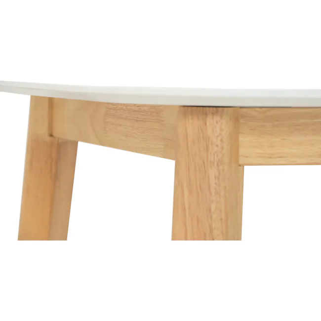Waylen Extendable Dining Table 1.5m-1.95m - White, Natural - 21