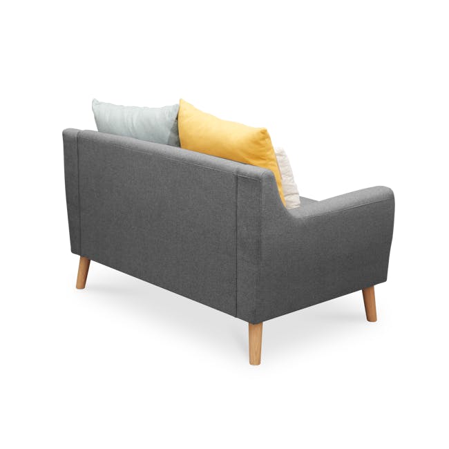 Evan 2 Seater Sofa - Charcoal Grey - 4