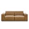 Milan 3 Seater Sofa - Tan (Faux Leather)